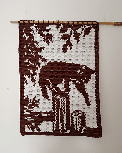 Jumping Cat Wall Hanging