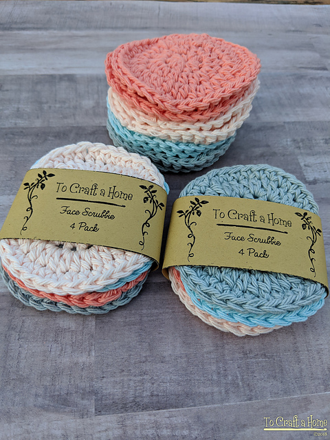 Ravelry: Face Scrubbies pattern by To Craft A Home