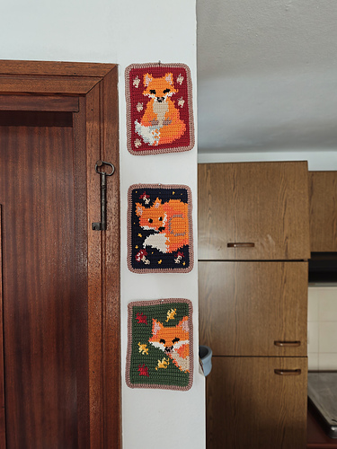 fox wall hanging
