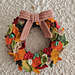 Autumn wreath pattern