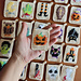 Halloween advent calendar pattern