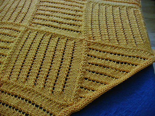 Ravelry: Mocktile Baby Blanket pattern by Thomas Khoo