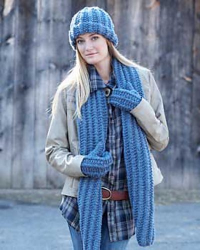 Cozy Knit Set (Scarf, Hat, Mitts) photo 1
