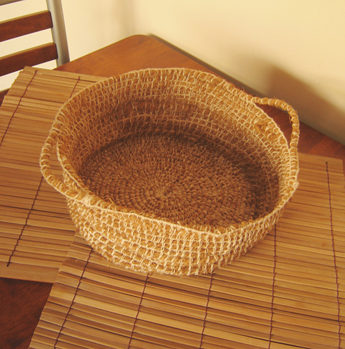 Crocheted Fruit Basket photo 2