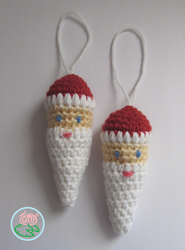 Amigurumi Santa Claus Ornament photo 2