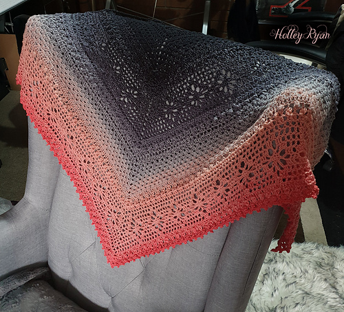 Fields of Whirl Shawl photo 2