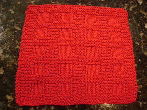 Windowpane Dishcloth photo 1