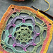 Succulent Garden Granny Square pattern