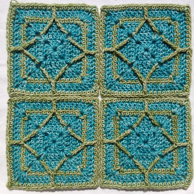 Ravelry: Northern Diamond Square pattern by Torun Johansson