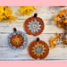 Granny Pumpkin Coasters pattern