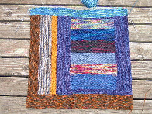 Itty Bitty Sock Yarn Bits Blanket photo 7