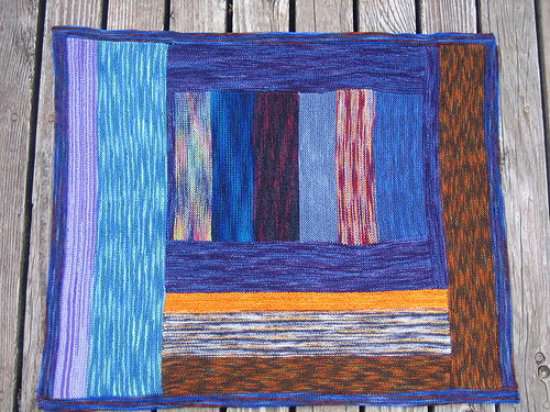 Itty Bitty Sock Yarn Bits Blanket photo 3