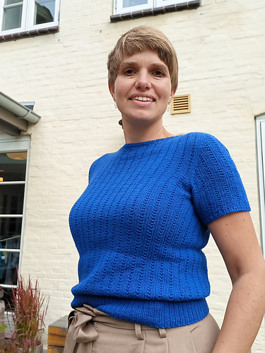 Sommerfuglstrikk Tee - Trine knitwear