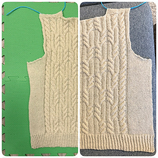 Back, before/after blocking 