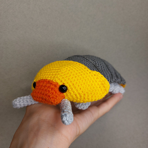 Ravelry Rubber Ducky Isopod pattern by Anna Sytnikova