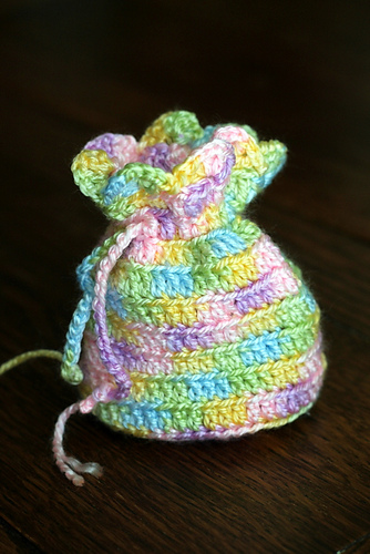 Ravelry: Crocheted Treasure Bag pattern by Erin Kortering