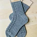 Mimosa Tree Socks pattern 