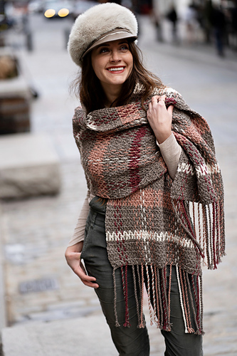 Rosebridge Plaid Blanket Scarf photo 8
