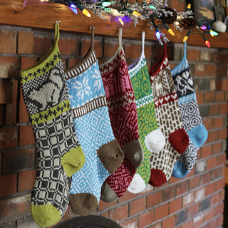 Ravelry: Tshirt yarn Christmas stocking pattern by Irina Sheina