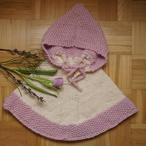 b16-1 Little Peach Poncho photo 10