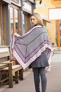 Ravelry: Herringbone Shawl pattern by Amy Gunderson