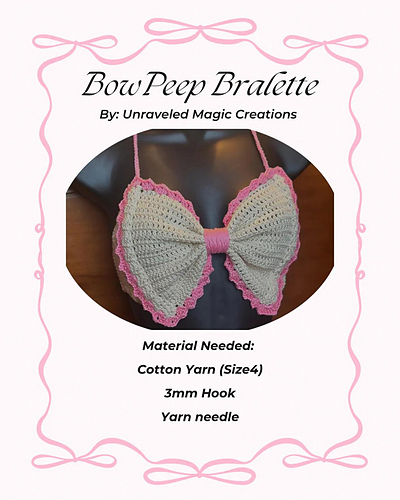 BowPeep Bralette - Unraveled Magic