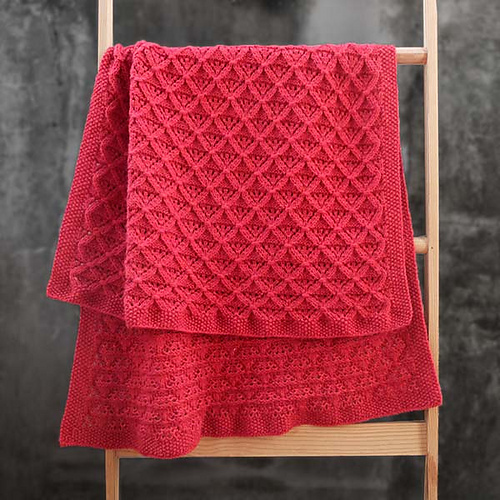 Ravelry Diamond Trellis Blanket pattern by nalhcib