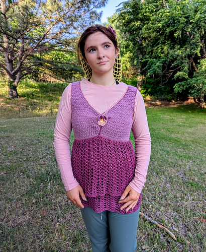 Cottage Pansy Tunic