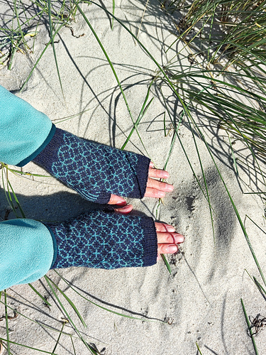 Handschuhe Blume des Lebens