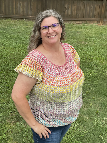 Scrappy Granny Tee - byVHayesHandmade