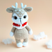 Christmas reindeer pattern 