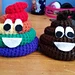 Rainbow Poop Emoji pattern 