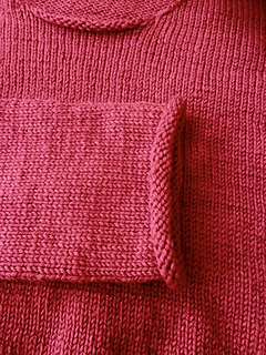 Rolled hem sleeve