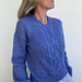 KnittingByTheSea VNeck pattern