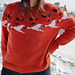 Fox & Swan Illusion Sweater pattern 