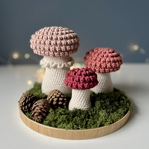 Bobble mushrooms