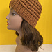 Cinched Ridges Ear Warmer pattern 