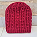 Winter Twisted Beanie Hat pattern 