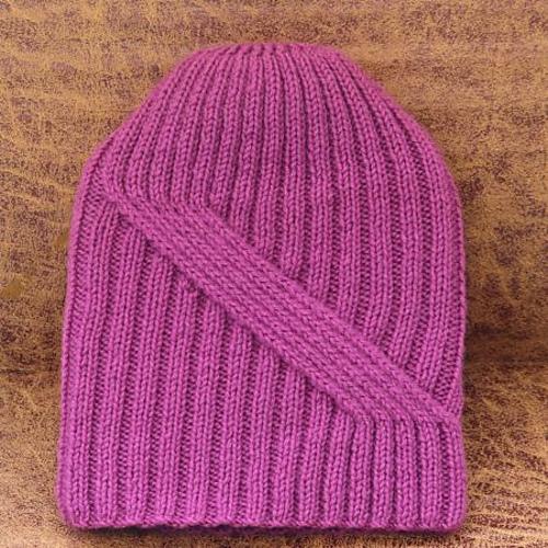 Ribbed Knit Beanie Hat
