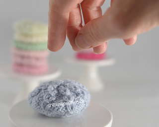 A knitted beret with mock cables