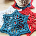 POINTSETTIA Coaster pattern 