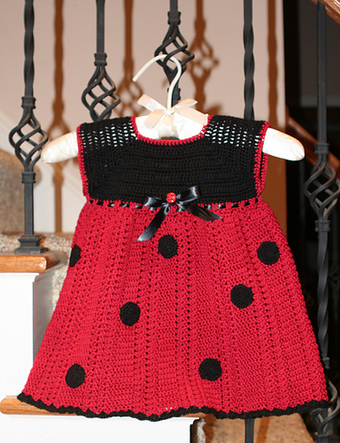 Ladybug Dress and Hat photo 1