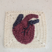 Anatomical Heart Granny Square pattern 