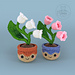 Lily of the Valley Cutie pattern 