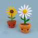 Daisy Cutie pattern 