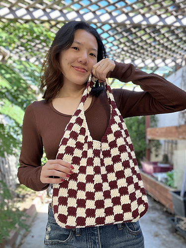 Rutete Tote-veske - Viv Crochets