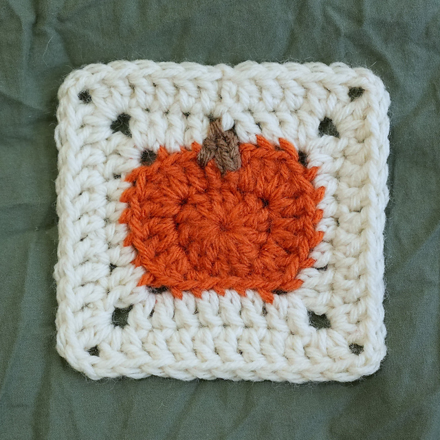 Pumpkin Granny Square