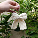 Crochet Bow Keychain pattern 