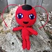 Tikki from Miraculous Ladybug pattern 