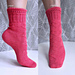 Love Letter Socks pattern 